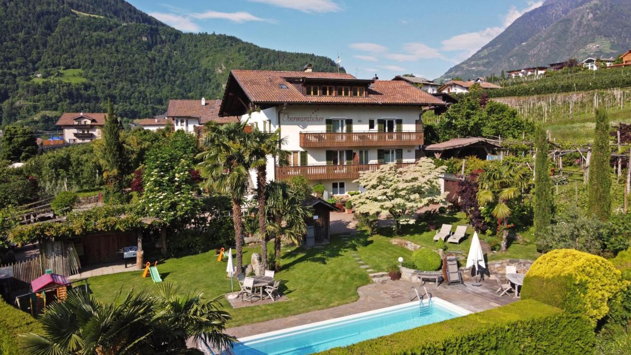 Obermaratscher Apartments Residence Lagundo Exterior foto