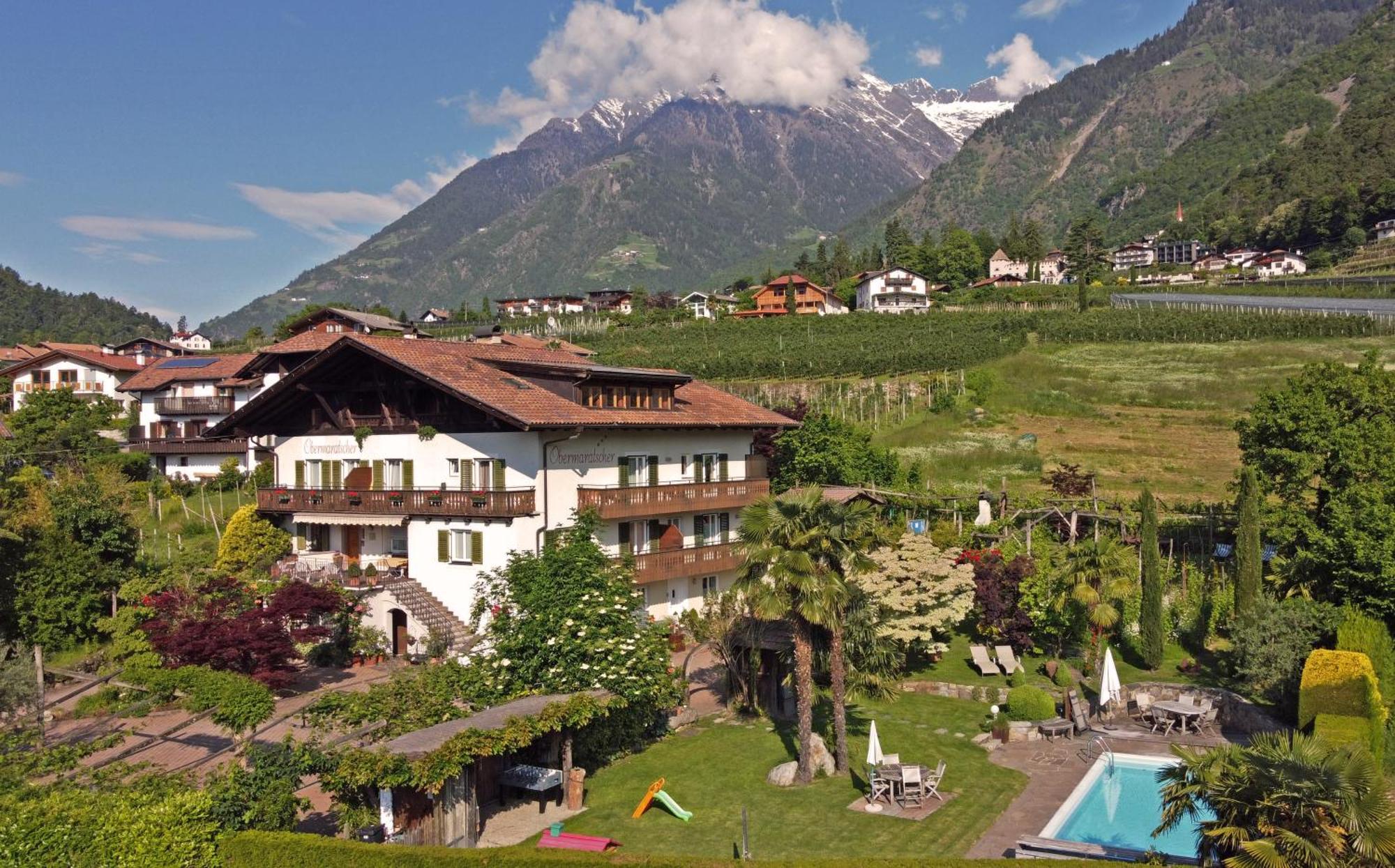 Obermaratscher Apartments Residence Lagundo Exterior foto